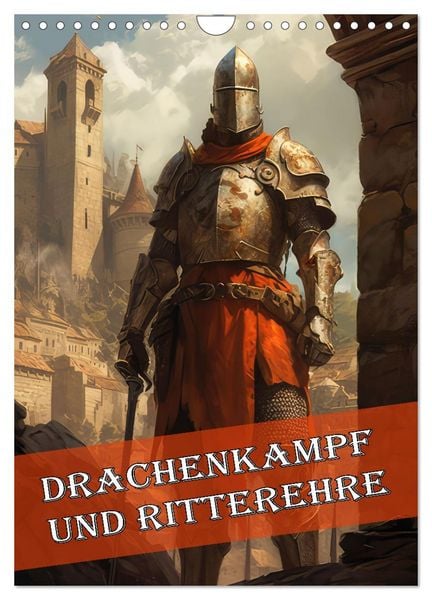 Drachenkampf und Ritterehre (Wandkalender 2026 DIN A4 hoch), CALVENDO Monatskalender