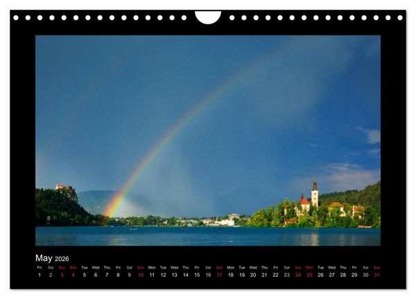 Produktbild: Lake Bled Slovenia (Wall Calendar 2026 DIN A4 landscape), CALVENDO 12 Month Wall Calendar