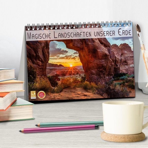 Produktbild: Magische Landschaften unserer Erde (Tischkalender 2026 DIN A5 quer), CALVENDO Monatskalender