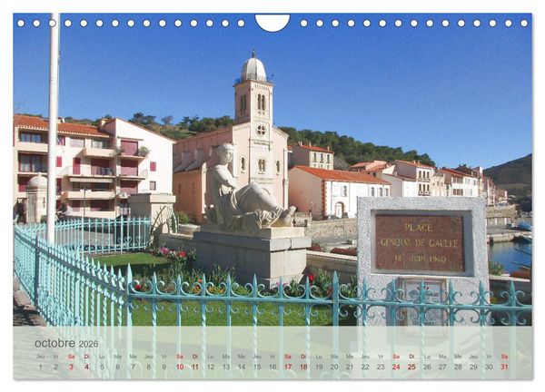 Produktbild: C&ocirc;te Vermeille entre mer et Pyr&eacute;n&eacute;es (Calendrier mural 2026 DIN A4 vertical), CALVENDO calendrier mensuel