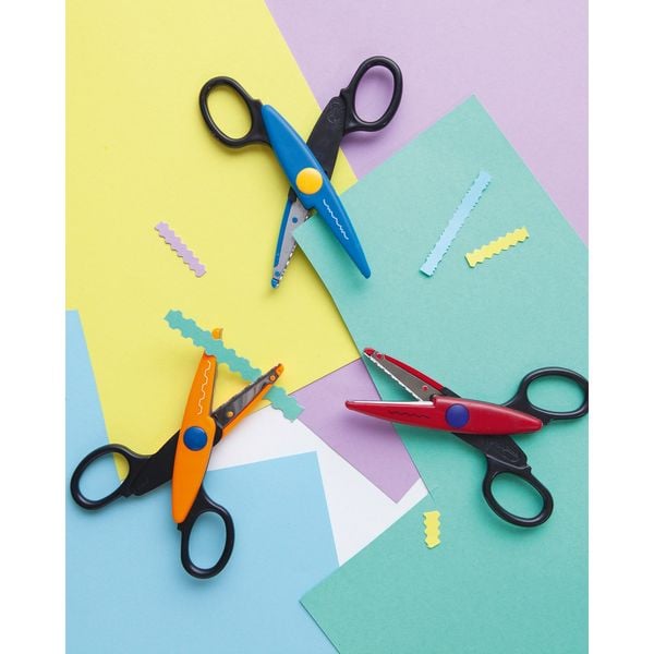 Produktbild: folia Konturenscheren verschiedene Farben 6 St&uuml;ck