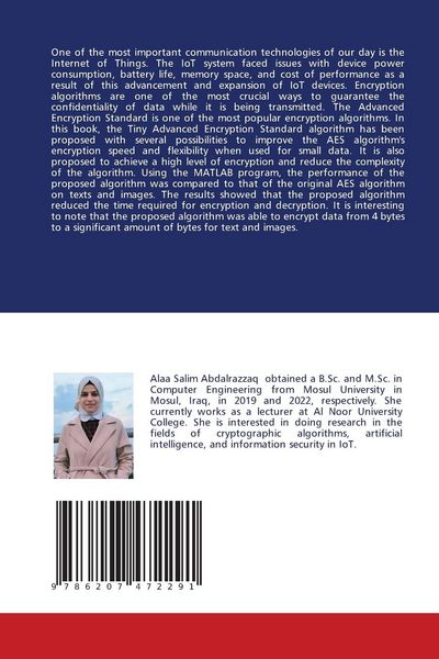 Produktbild: Advanced Encryption Standard Improvement for Internet of Things