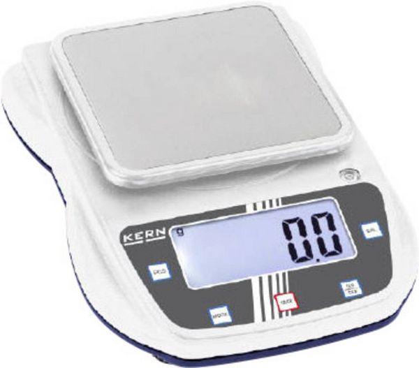 Produktbild: Kern EHA 3000-1 Schulwaage W&auml;gebereich (max.) 3 kg Ablesbarkeit 0.1 g &uuml;ber Steckernetzteil Grauwei&szlig;, Kobaltblau