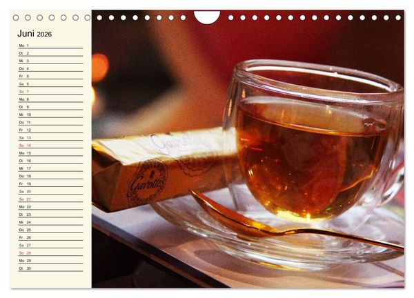 Produktbild: Es ist Zeit f&uuml;r Tee. Impressionen (Wandkalender 2026 DIN A4 quer), CALVENDO Monatskalender