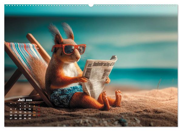 Produktbild: N&uuml;sse waren gestern &ndash; jetzt wird&rsquo;s verr&uuml;ckt! (Wandkalender 2026 DIN A2 quer), CALVENDO Monatskalender