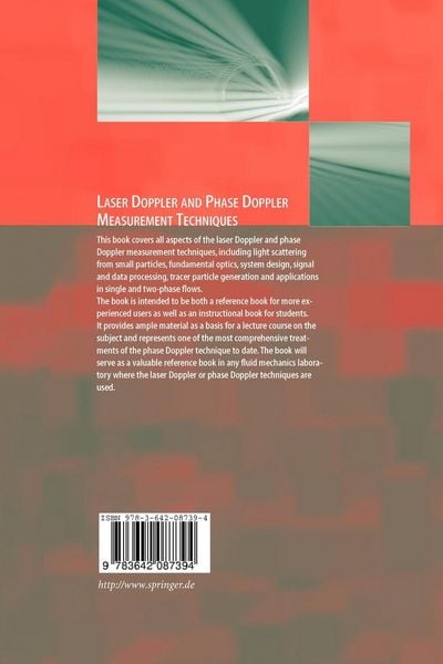 Produktbild: Laser Doppler and Phase Doppler Measurement Techniques