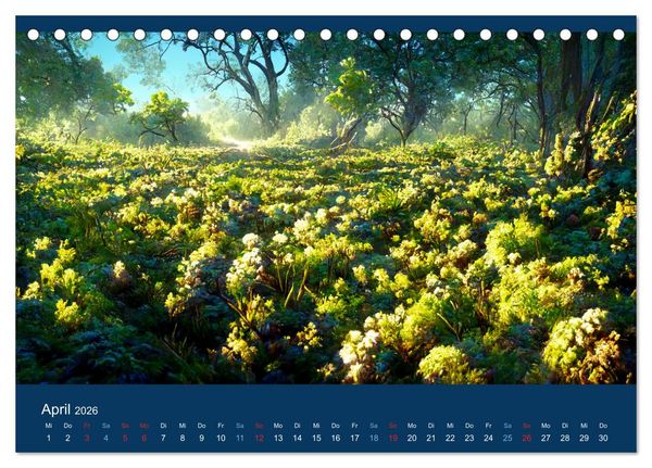 Produktbild: Das Geheimnis der Geduld (Tischkalender 2026 DIN A5 quer), CALVENDO Monatskalender