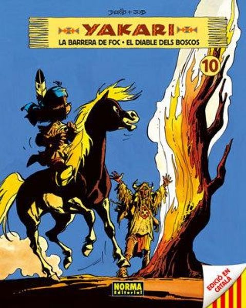 Produktbild: Yakari 10. La barrera de foc ; El diable dels boscos