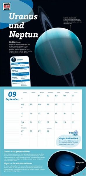 Produktbild: WAS IST WAS Entdecke das Weltall Broschurkalender 2027