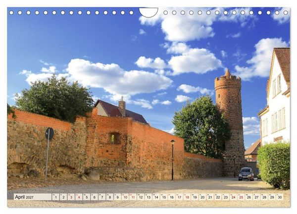Produktbild: J&uuml;terbog &ndash; Backsteingotik und Wehrt&uuml;rme (Wandkalender 2027 DIN A4 quer), CALVENDO Monatskalender