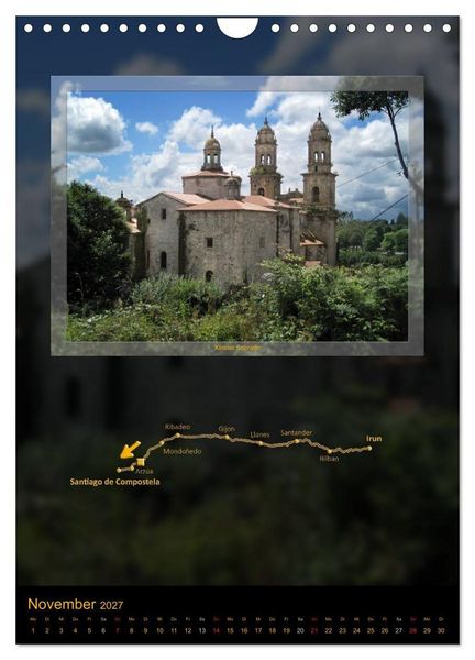 Produktbild: Camino del Norte (Wandkalender 2027 DIN A4 hoch), CALVENDO Monatskalender