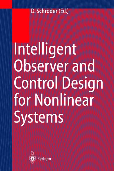 Produktbild: Intelligent Observer and Control Design for Nonlinear Systems