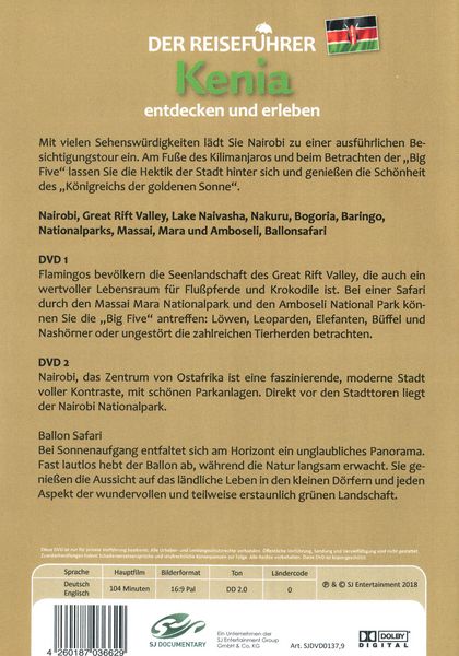 Produktbild: Kenia - Der Reisef&uuml;hrer [2 DVDs]