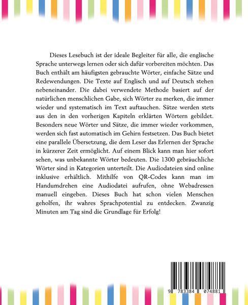 Produktbild: Lerne Englisch unterwegs - Das Erste Touristische Lesebuch f&uuml;r Anf&auml;nger
