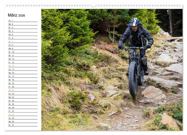 Produktbild: Mountainbike Freeride Momente (Wandkalender 2026 DIN A2 quer), CALVENDO Monatskalender