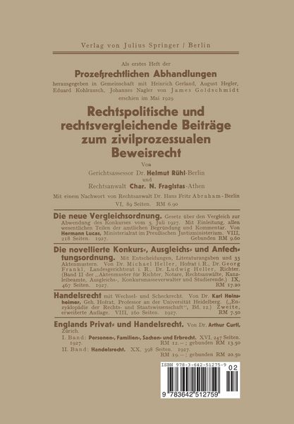 Produktbild: Die Einwirkung des Vergleichsverfahrens zur Abwendung des Konkurses auf Schwebende Vertr&auml;ge