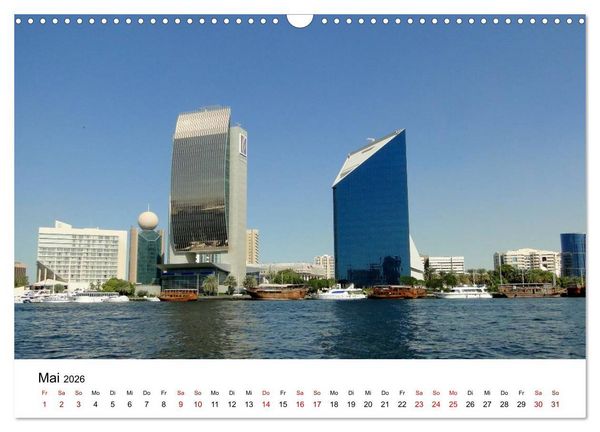 Produktbild: Dubai - Ein Erlebnis (Wandkalender 2026 DIN A3 quer), CALVENDO Monatskalender