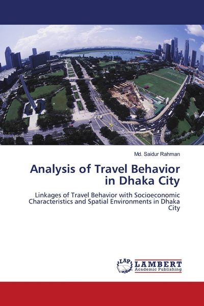 Produktbild: Analysis of Travel Behavior in Dhaka City