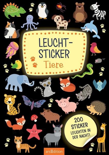 Produktbild: Leucht-Sticker &ndash; Tiere