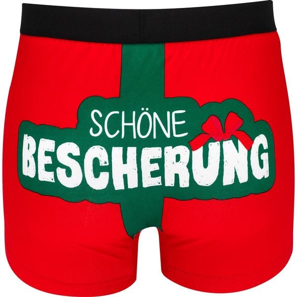 Boxershorts Motiv 'Schöne Bescherung'