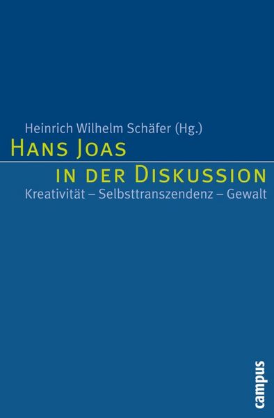 Produktbild: Hans Joas in der Diskussion