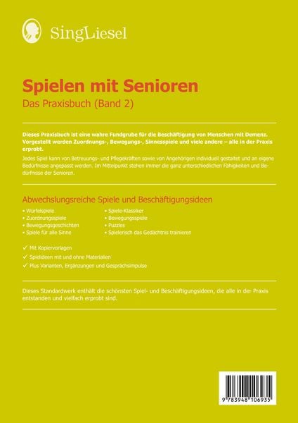 Produktbild: Spielen mit Senioren (Band 2)