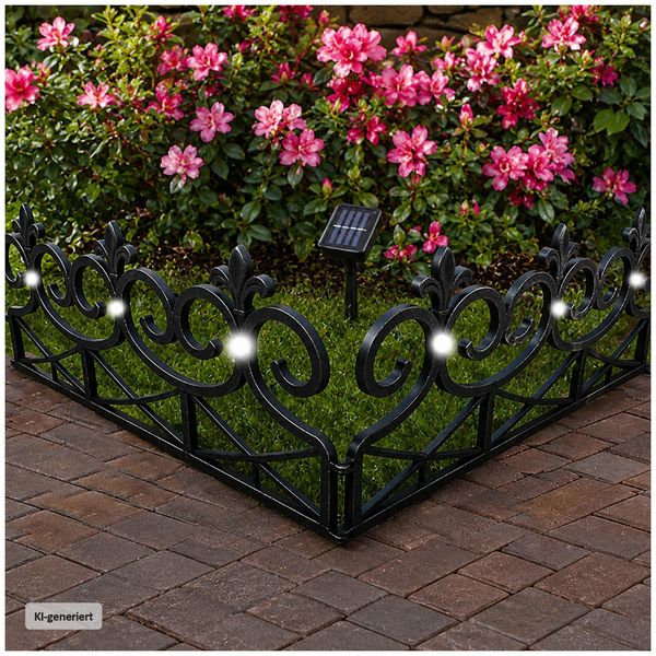 Produktbild: HTI-Living Rasenkante 240 cm mit Solarlichterkette Rasenkante 240 cm mit Solarlichterkette