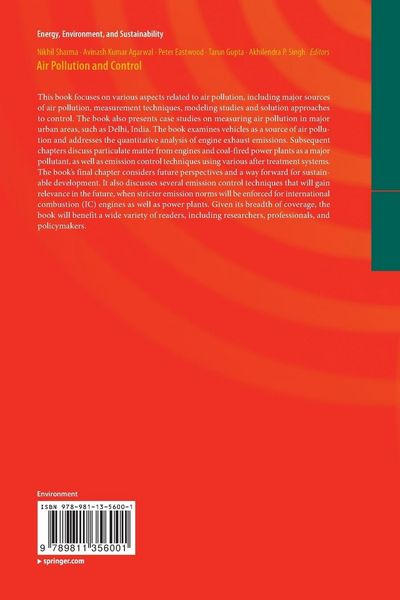 Produktbild: Air Pollution and Control