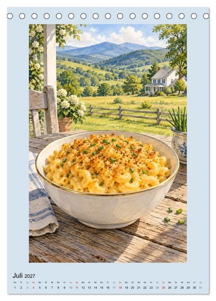 Produktbild: Pastagl&uuml;ck - Gemalte Gaumenfreuden (Tischkalender 2027 DIN A5 hoch), CALVENDO Monatskalender