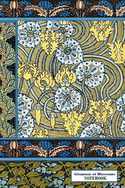 Produktbild: Glamour of Blossoms NOTEBOOK [ruled Notebook/Journal/Diary to write in, 60 sheets, Medium Size (A5) 6x9 inches]