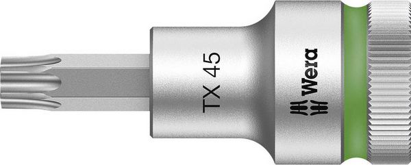 Produktbild: Wera 8767 C HF 05003835001 Innen-Sechsrund (TX) Steckschl&uuml;ssel-Bit-Einsatz T 45 1/2" (12.5 mm)