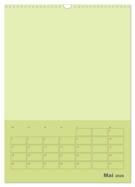 Produktbild: Bastel Terminkalender (Wandkalender 2026 DIN A3 hoch), CALVENDO Monatskalender
