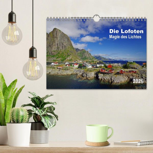 Produktbild: Die Lofoten - Magie des Lichtes (Wandkalender 2026 DIN A4 quer), CALVENDO Monatskalender