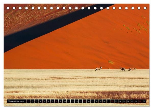 Produktbild: Namib Naukluft Nationalpark. NAMIBIA 2026 (Tischkalender 2026 DIN A5 quer), CALVENDO Monatskalender