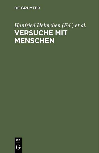 Produktbild: Versuche mit Menschen