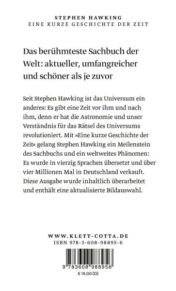 Produktbild: Eine kurze Geschichte der Zeit
