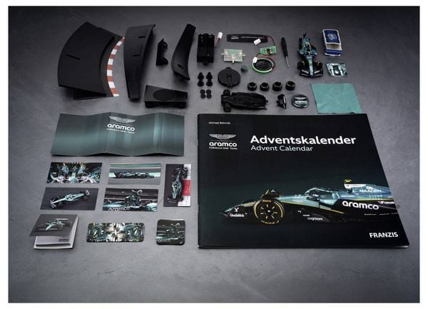 Produktbild: FRANZIS 67325 - Aston Martin Aramco Formel 1 Adventskalender