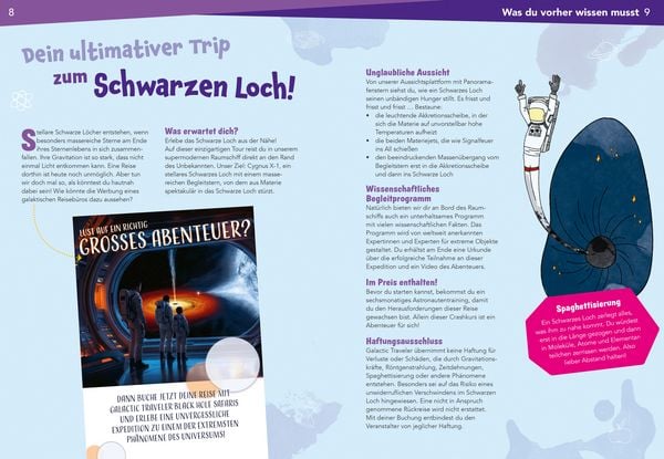 Produktbild: WAS IST WAS Naturwissenschaften easy! Schwarze L&ouml;cher! Giganten der Schwerkraft