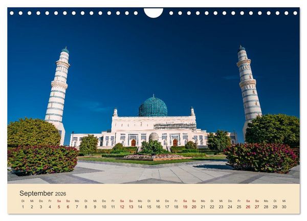 Produktbild: OMAN - Orientperle (Wandkalender 2026 DIN A4 quer), CALVENDO Monatskalender