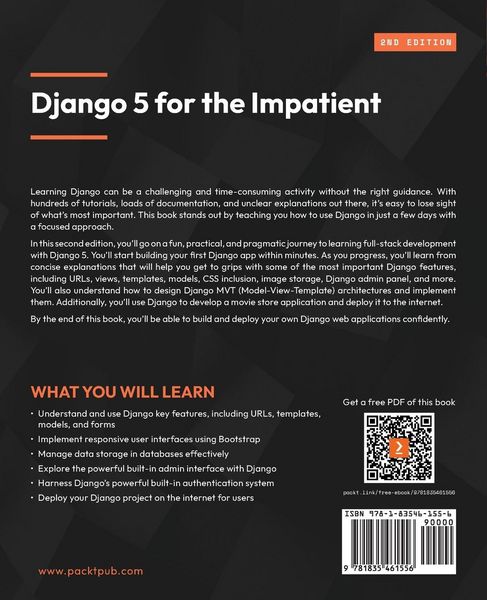 Produktbild: Django 5 for the Impatient - Second Edition