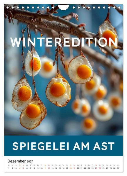 Produktbild: Ei Kalender - das gr&ouml;&szlig;te Ei-Spektakel seit Beginn der Zeitrechnung (Wandkalender 2027 DIN A4 hoch), CALVENDO Monatskalender