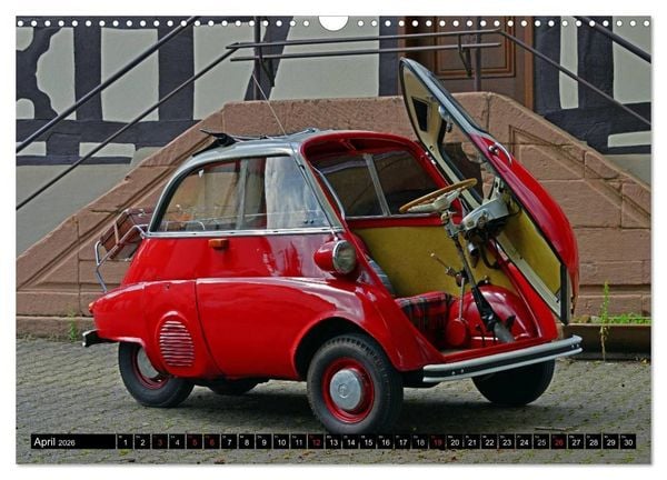 Produktbild: BMW Isetta - Die Knutschkugel (Wandkalender 2026 DIN A3 quer), CALVENDO Monatskalender
