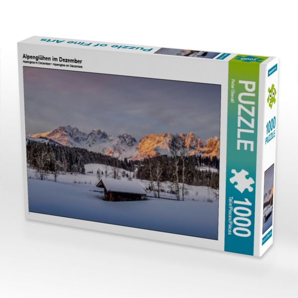 Alpenglühen im Dezember (Puzzle)