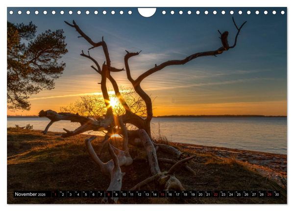 Produktbild: Vorpommern zwichen Tag und Nacht (Wandkalender 2026 DIN A4 quer), CALVENDO Monatskalender