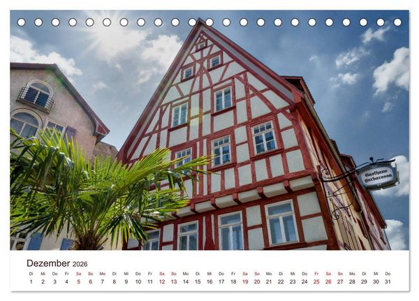 Produktbild: Bad Wimpfen. (Tischkalender 2026 DIN A5 quer), CALVENDO Monatskalender