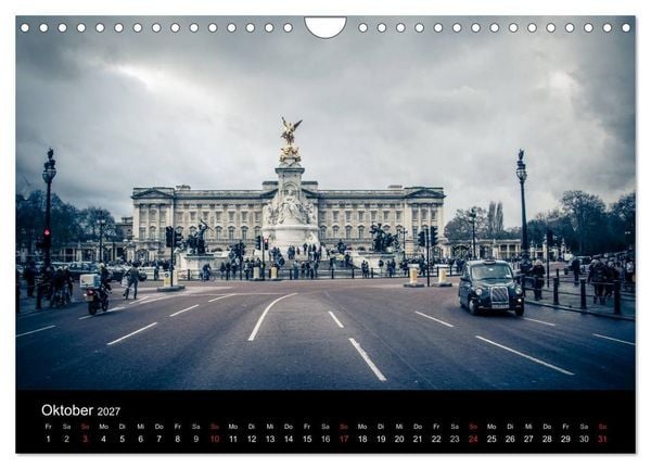 Produktbild: London an der Themse (Wandkalender 2027 DIN A4 quer), CALVENDO Monatskalender