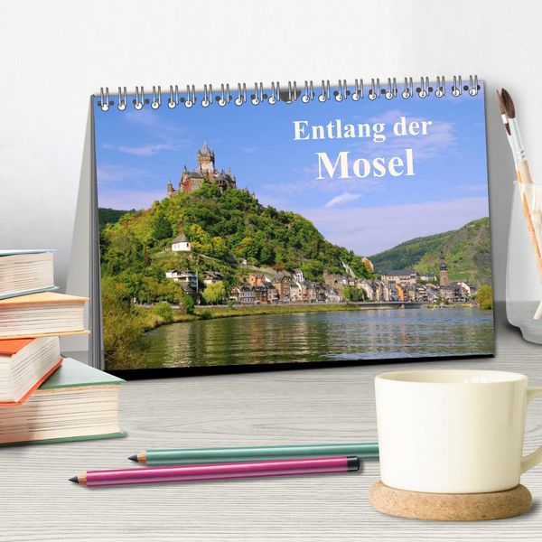 Produktbild: Entlang der Mosel (Tischkalender 2026 DIN A5 quer), CALVENDO Monatskalender