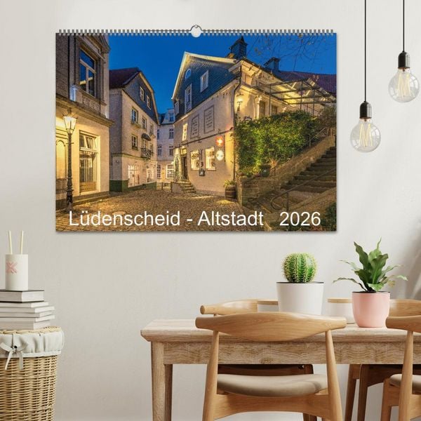 Produktbild: L&uuml;denscheid - Die Altstadt 2026 (Wandkalender 2026 DIN A2 quer), CALVENDO Monatskalender