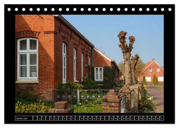 Produktbild: Rysum - Warfendorf in Ostfriesland (Tischkalender 2026 DIN A5 quer), CALVENDO Monatskalender
