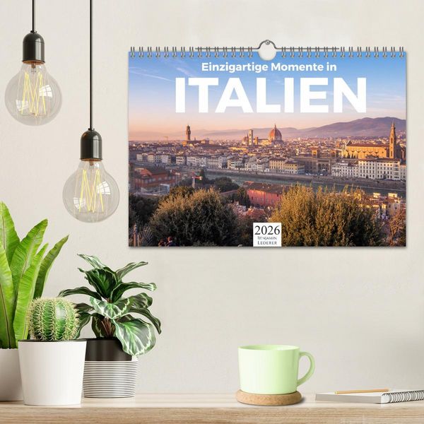 Produktbild: Einzigartige Momente in Italien. (Wandkalender 2026 DIN A4 quer), CALVENDO Monatskalender